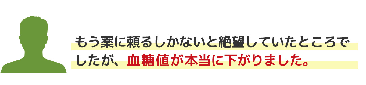 血糖値測定器ご利用者の感想