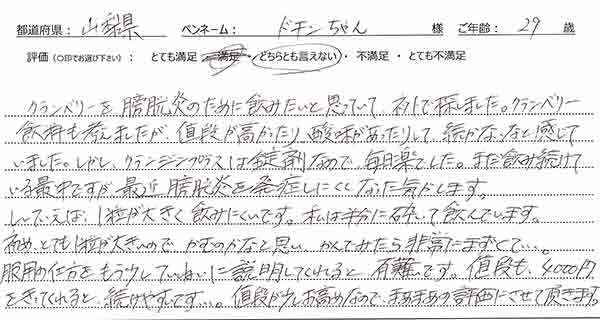 商品レビュー