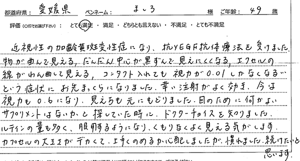 商品レビュー