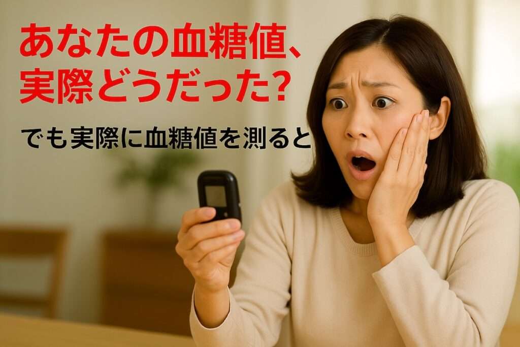あなたの実際の血糖値は？